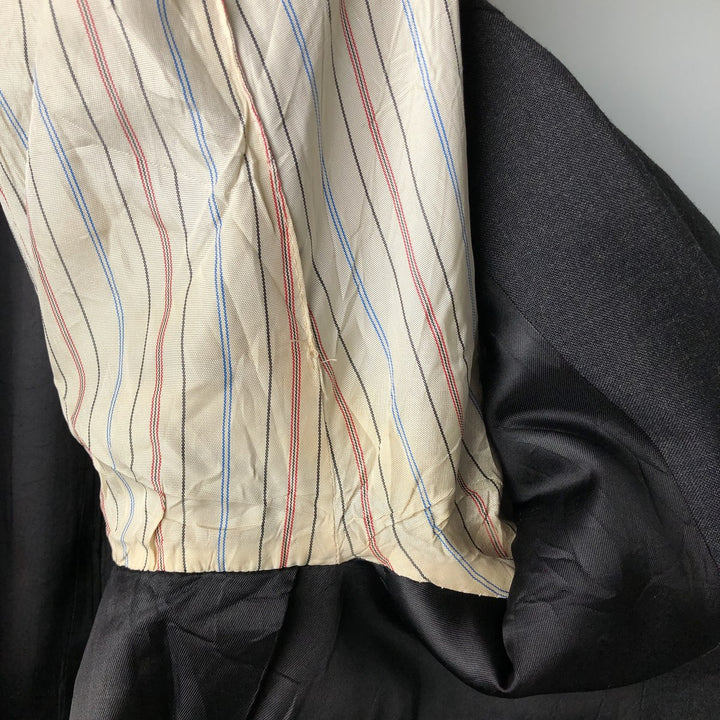 Borck Brothers Tailored Jacket, Made in USA, Men's Size M unclear Charcoal Vintage Second Hand