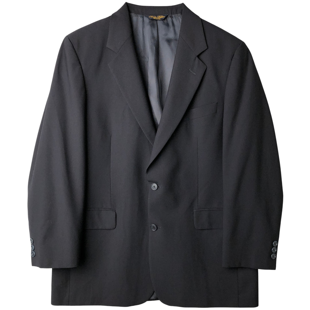 Brooks Brothers BROOKSEASE wool tailored jacket, men's size M wool navy blue type Vintage Second Hand
