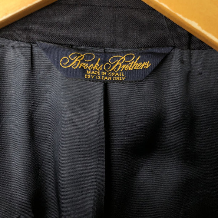 Brooks Brothers BROOKSEASE wool tailored jacket, men's size M wool navy blue type Vintage Second Hand