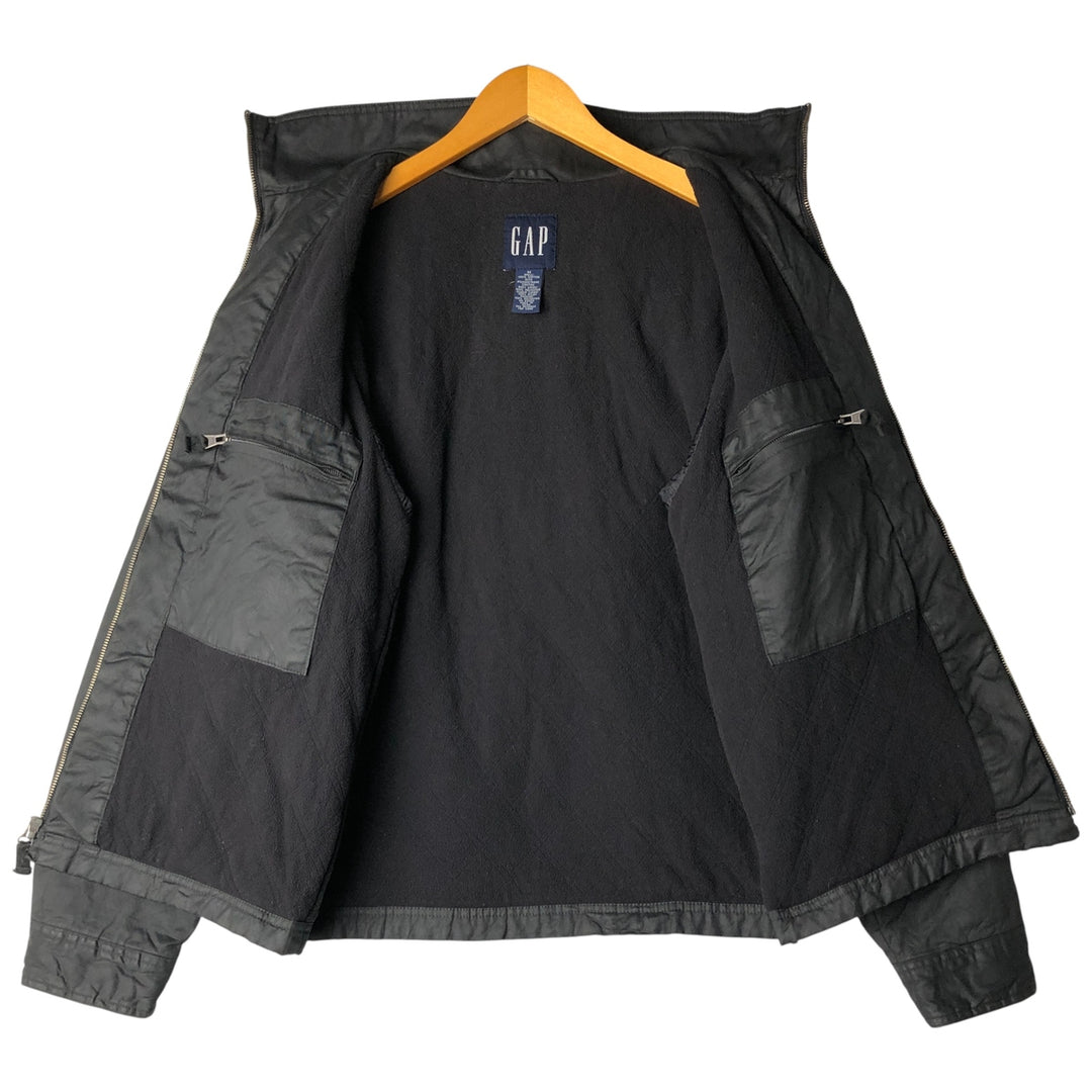 90'S GAP Vintage Padded Puffer Jacket, Men's Size Medium cotton black type Vintage Second Hand