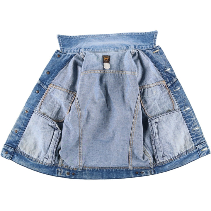 Vintage Lee denim jacket from the 1980'S to 1990s, made in the USA, size S. cotton Blue type light blue Vintage Second Hand