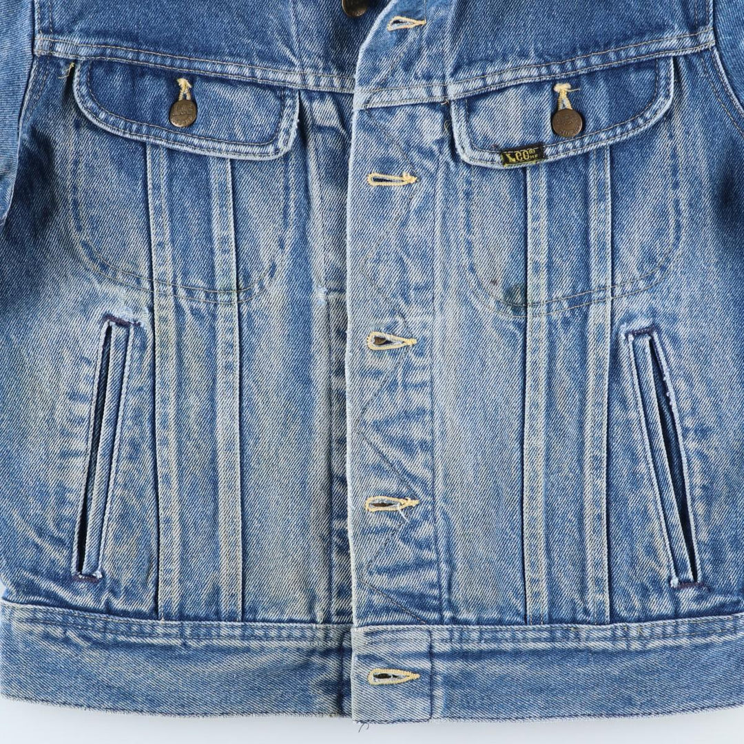 Vintage Lee denim jacket from the 1980'S to 1990s, made in the USA, size S. cotton Blue type light blue Vintage Second Hand
