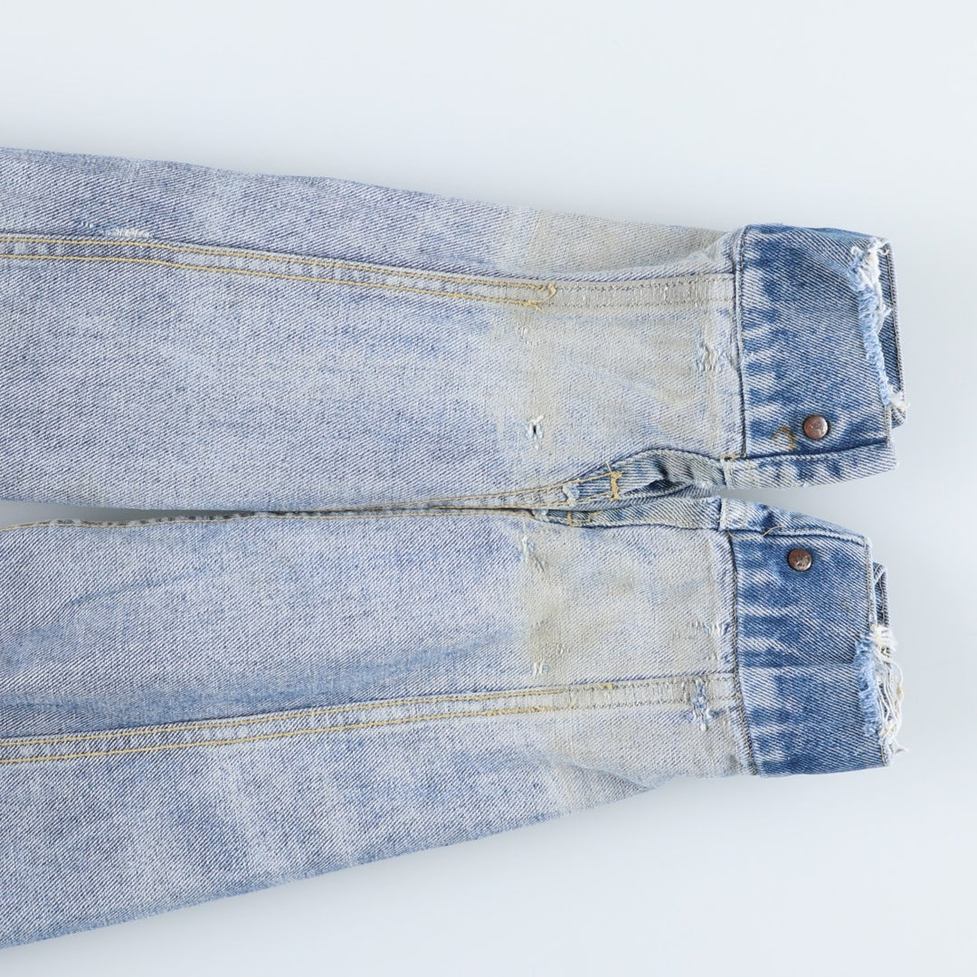 Vintage Lee denim jacket from the 1980'S to 1990s, made in the USA, size S. cotton Blue type light blue Vintage Second Hand