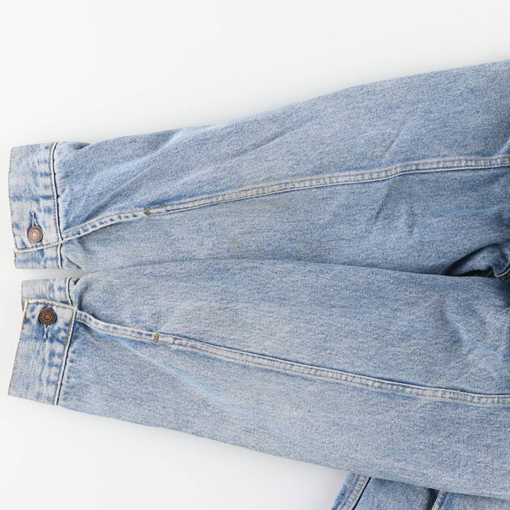 90'S Levi's 70503-0216 Euro Model Denim Jacket, Men's Size Medium, Vintage cotton Blue type light blue Vintage Second Hand