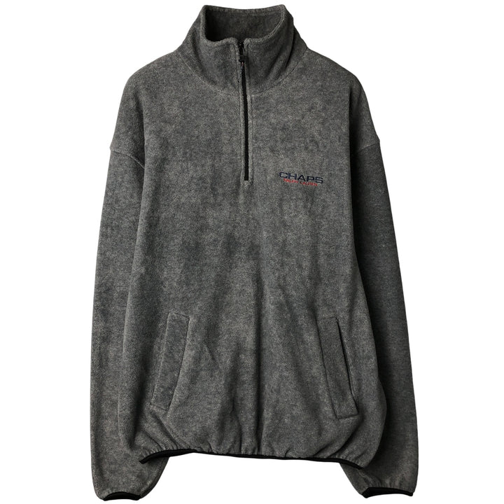 Ralph Lauren Chaps Half-Zip Fleece Pullover, Men's XL unclear gray type Vintage Second Hand