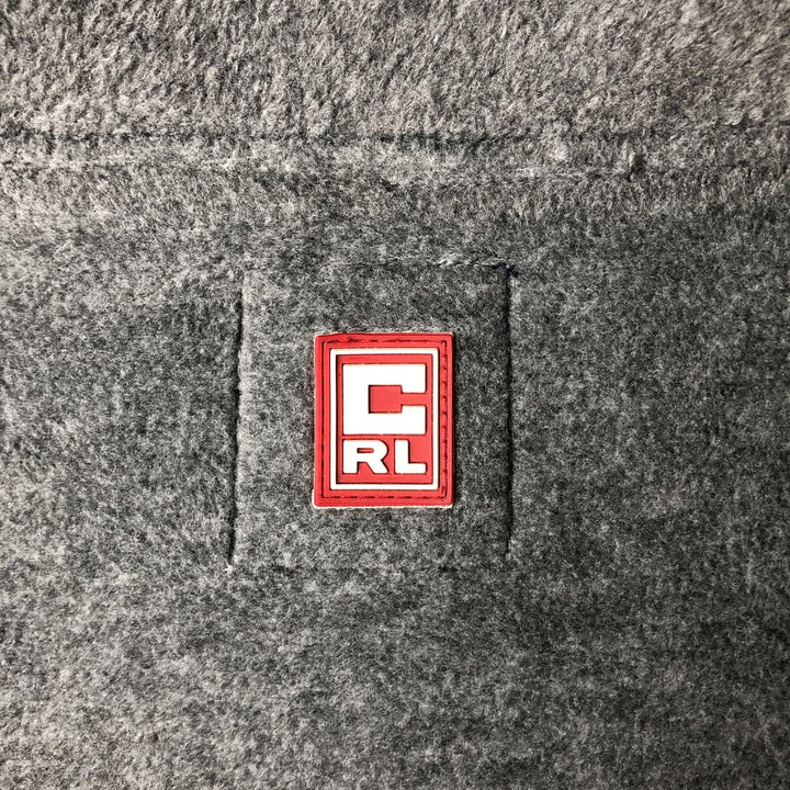 Ralph Lauren Chaps Half-Zip Fleece Pullover, Men's XL unclear gray type Vintage Second Hand