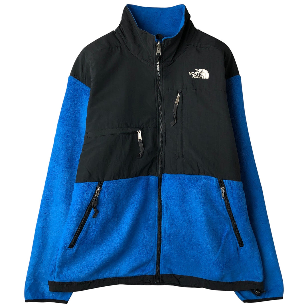 The North Face Denali Jacket, Nylon and Fleece, Men's Large (equivalent to Men's L) polyester black type Vintage Second Hand