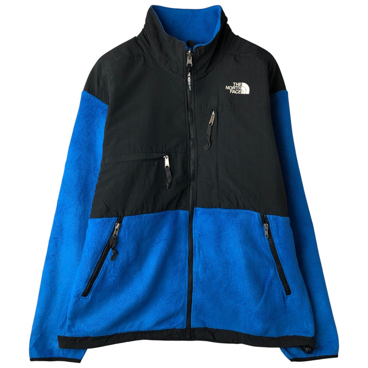 The North Face Denali Jacket, Nylon and Fleece, Men's Large (equivalent to Men's L) polyester black type Vintage Second Hand
