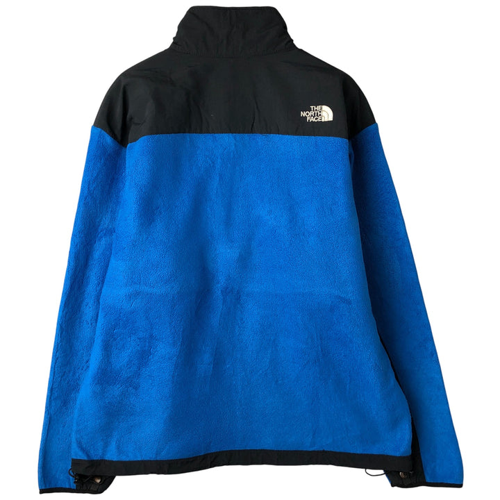 The North Face Denali Jacket, Nylon and Fleece, Men's Large (equivalent to Men's L) polyester black type Vintage Second Hand