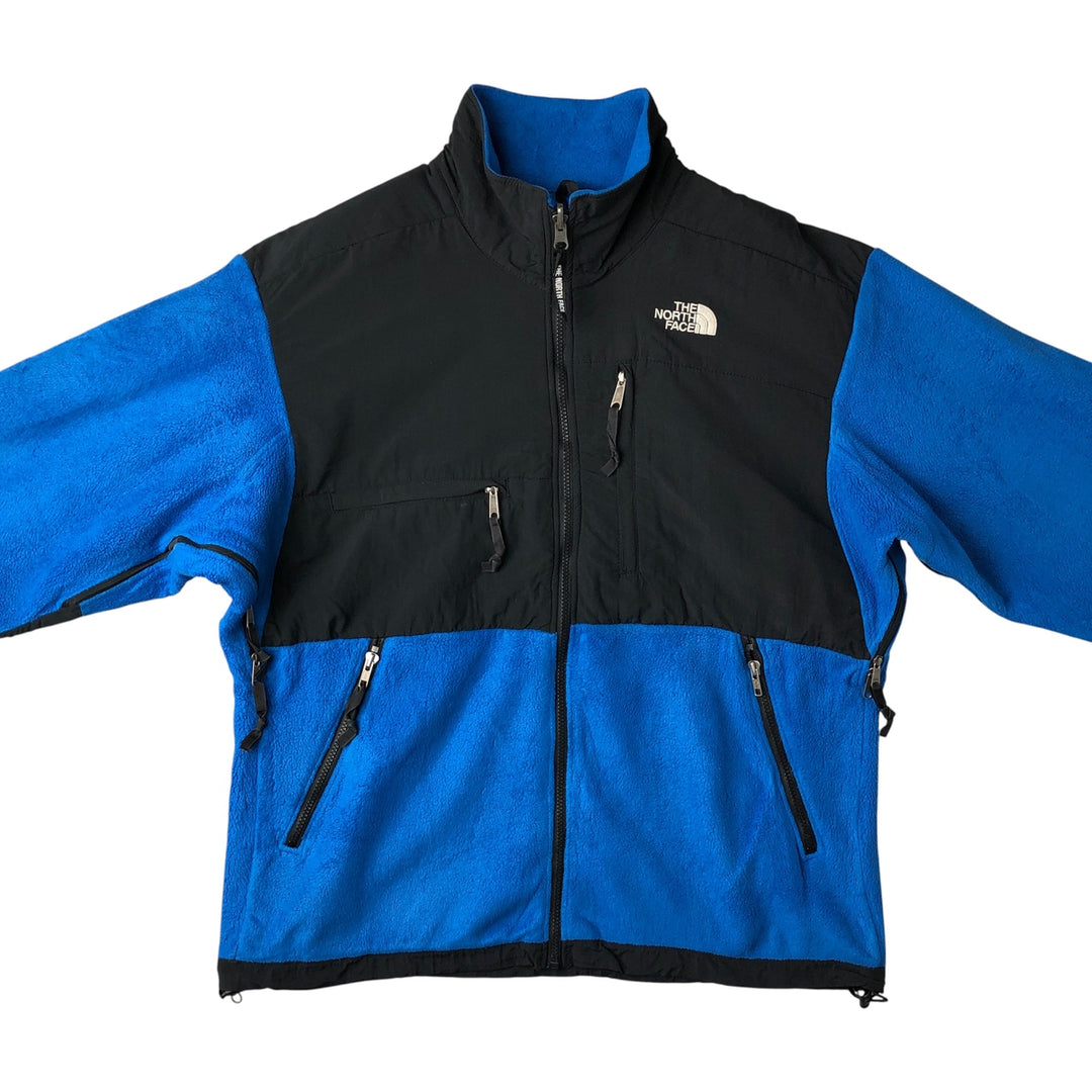 The North Face Denali Jacket, Nylon and Fleece, Men's Large (equivalent to Men's L) polyester black type Vintage Second Hand