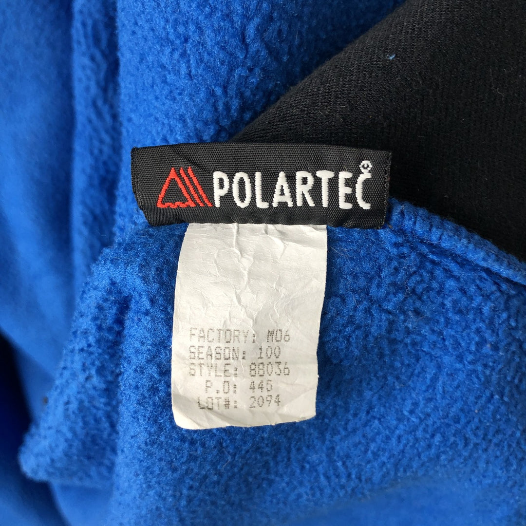 The North Face Denali Jacket, Nylon and Fleece, Men's Large (equivalent to Men's L) polyester black type Vintage Second Hand