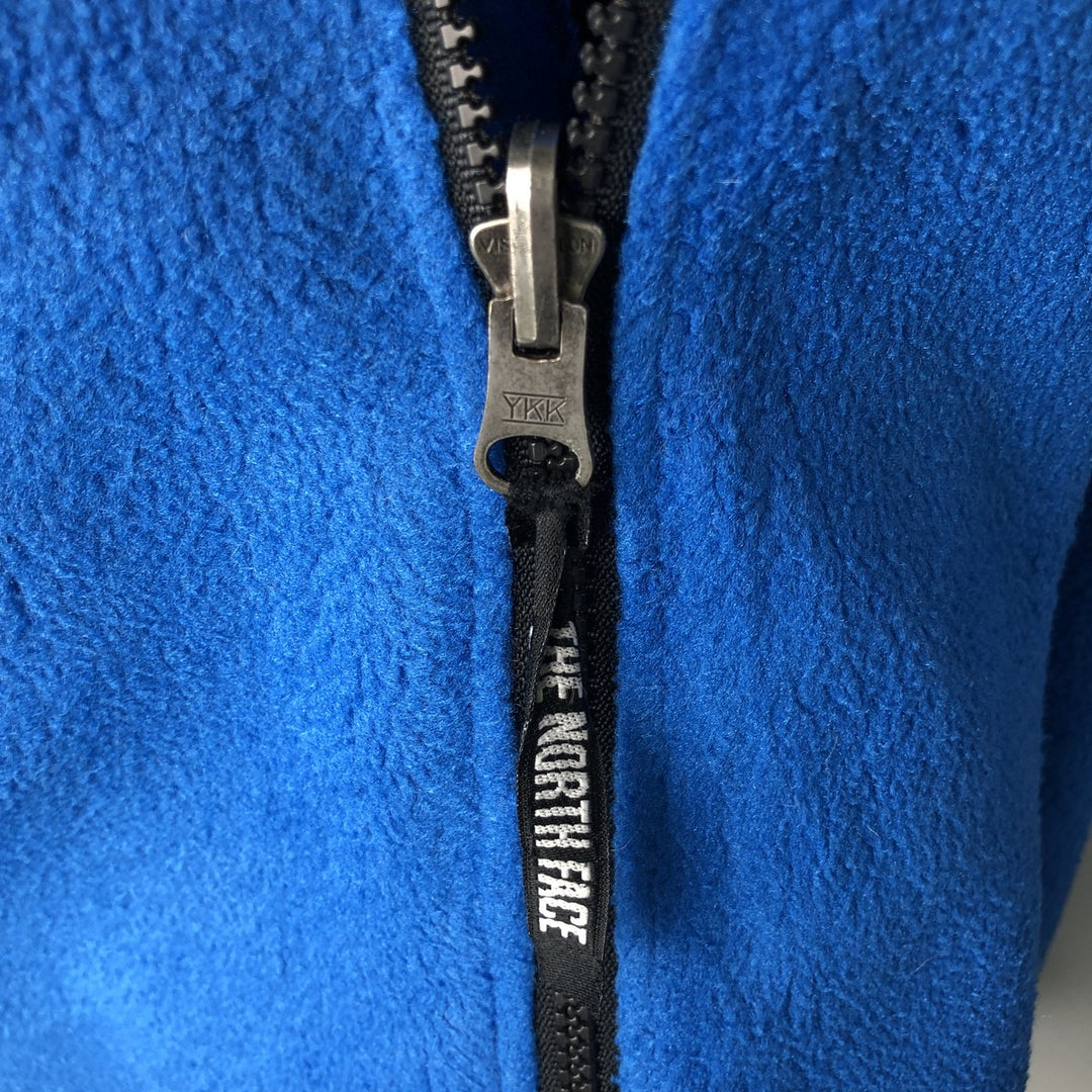 The North Face Denali Jacket, Nylon and Fleece, Men's Large (equivalent to Men's L) polyester black type Vintage Second Hand