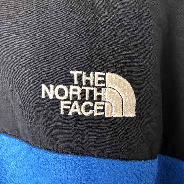 The North Face Denali Jacket, Nylon and Fleece, Men's Large (equivalent to Men's L) polyester black type Vintage Second Hand