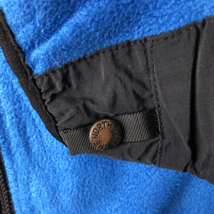 The North Face Denali Jacket, Nylon and Fleece, Men's Large (equivalent to Men's L) polyester black type Vintage Second Hand