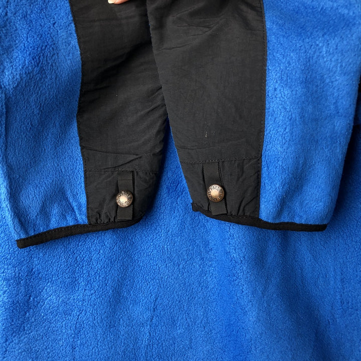 The North Face Denali Jacket, Nylon and Fleece, Men's Large (equivalent to Men's L) polyester black type Vintage Second Hand