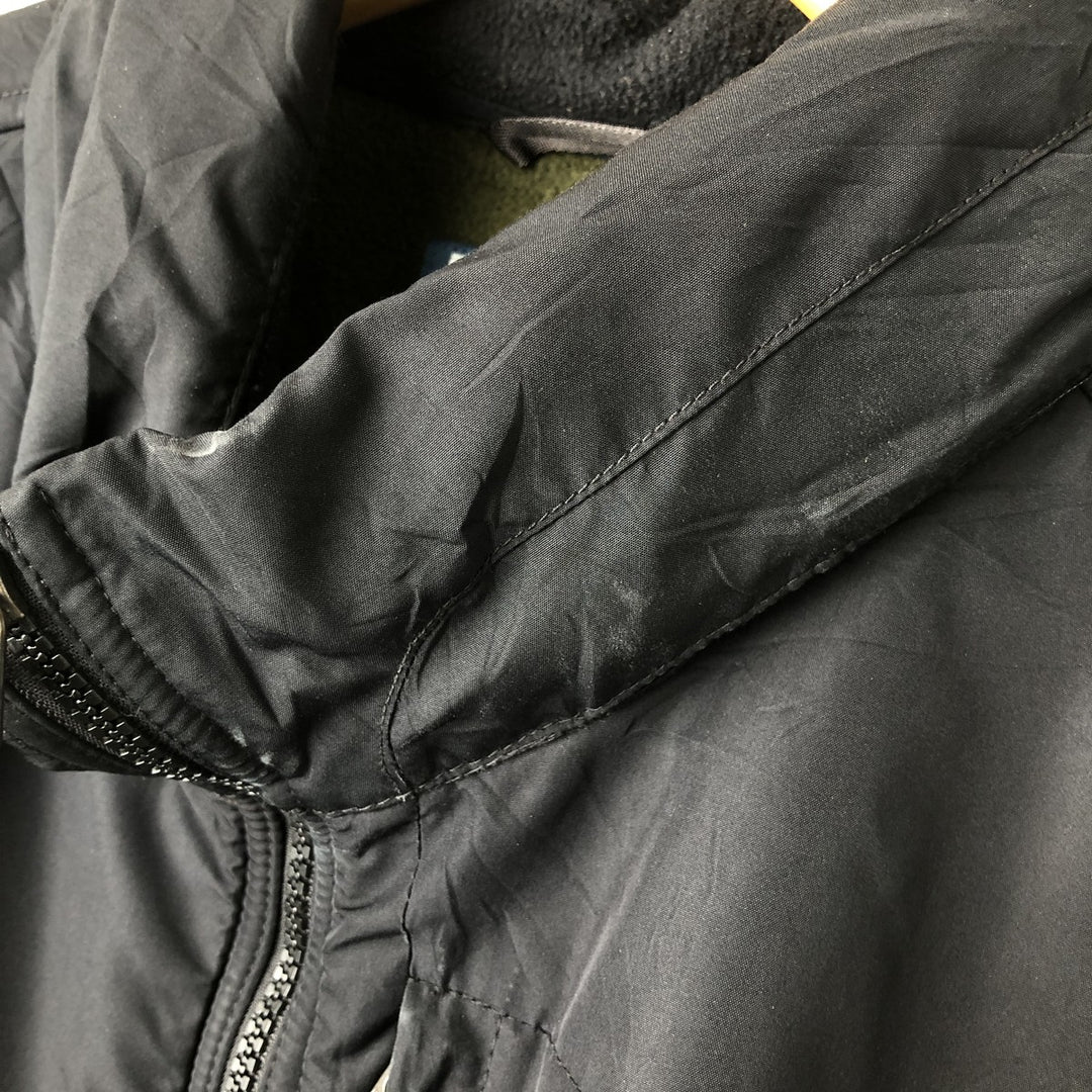 Ralph Lauren POLO by Ralph Lauren Twill Fleece Jacket, Men's XXL polyester black type Vintage Second Hand