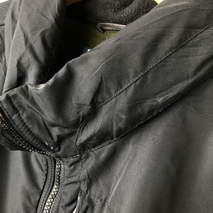 Ralph Lauren POLO by Ralph Lauren Twill Fleece Jacket, Men's XXL polyester black type Vintage Second Hand
