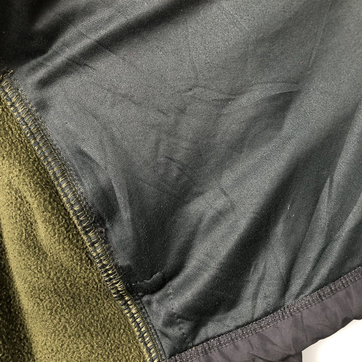 Ralph Lauren POLO by Ralph Lauren Twill Fleece Jacket, Men's XXL polyester black type Vintage Second Hand