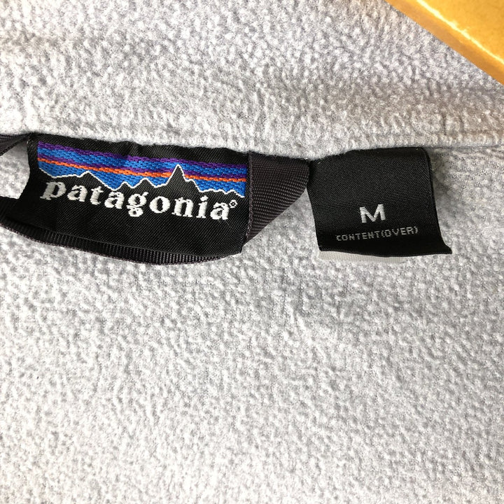 2000'S Patagonia Fleece Jacket, Men's Size M unclear gray type Vintage Second Hand