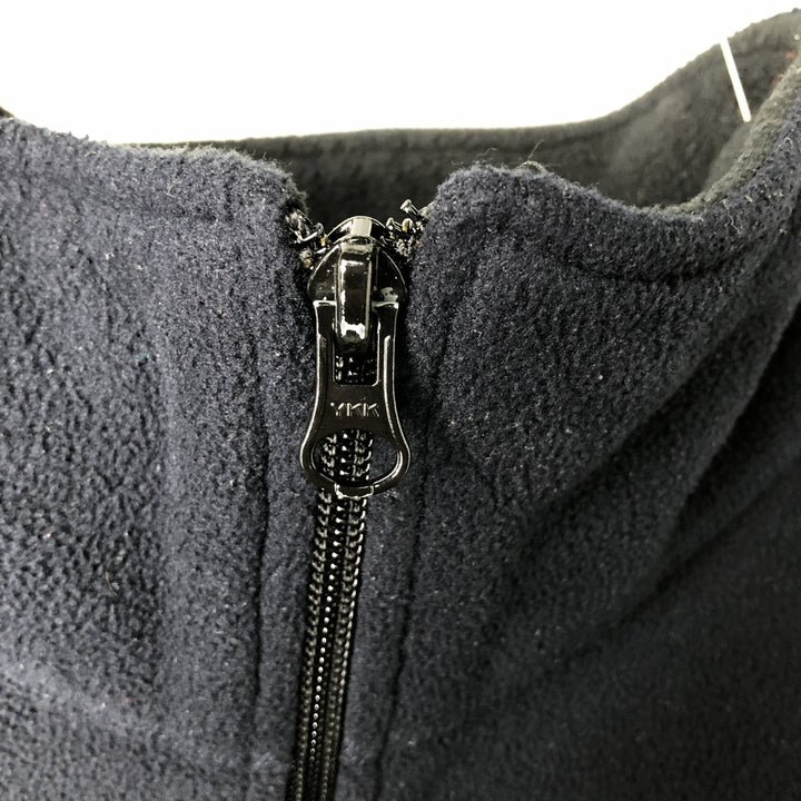 Ralph Lauren POLO SPORT Half-Zip Fleece Pullover, Men's Size L polyester navy blue type Vintage Second Hand