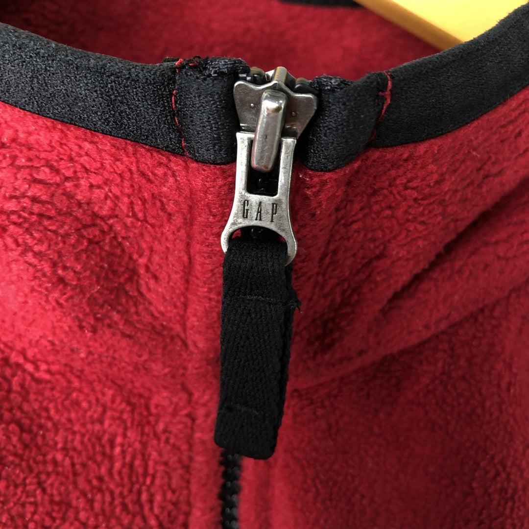 90'S GAP Old Gap Fleece Jacket, Men's XL, Vintage polyester red type Vintage Second Hand