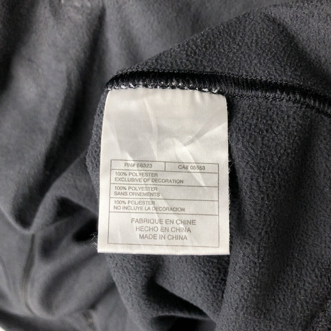 2000'S Nike Half-Zip Fleece Pullover, Men's Size Medium polyester black type Vintage Second Hand