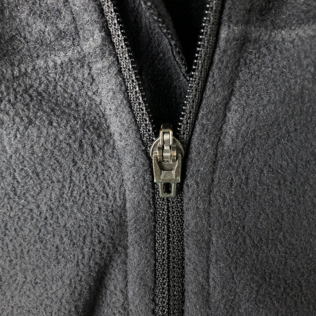 2000'S Nike Half-Zip Fleece Pullover, Men's Size Medium polyester black type Vintage Second Hand