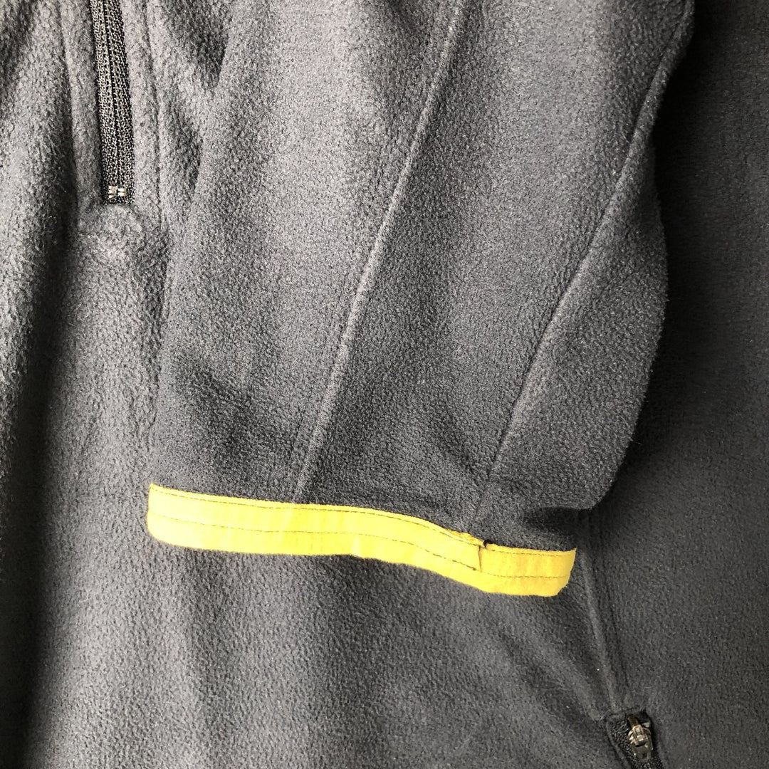 2000'S Nike Half-Zip Fleece Pullover, Men's Size Medium polyester black type Vintage Second Hand
