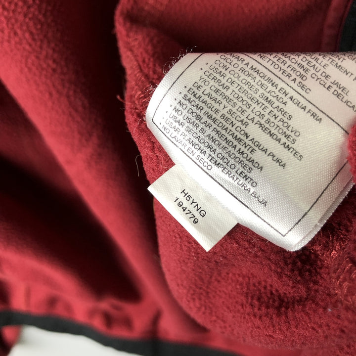 2000'S Nike fleece jacket, men's size M polyester red type Vintage Second Hand