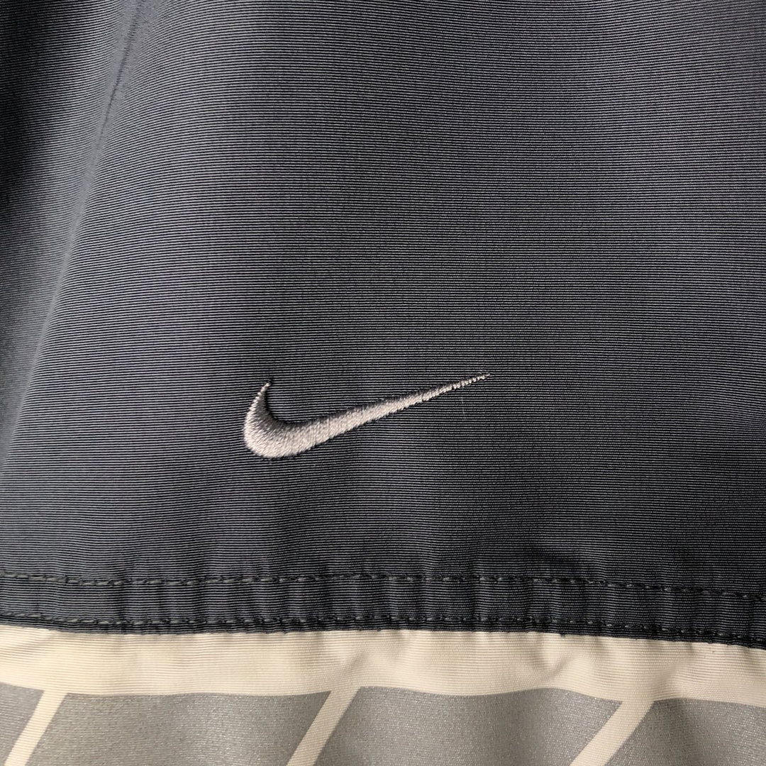 2000'S Nike padded puffer jacket, men's size L polyester gray type Vintage Second Hand