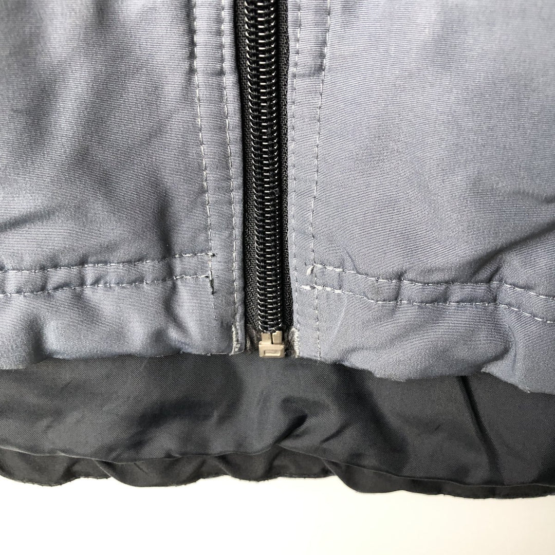 2000'S Nike padded puffer jacket, men's size L polyester gray type Vintage Second Hand