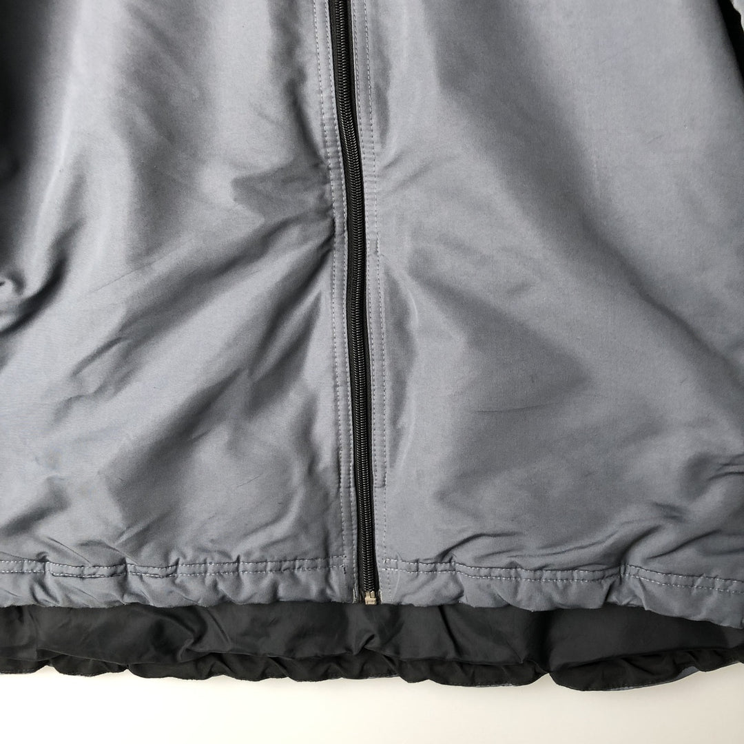 2000'S Nike padded puffer jacket, men's size L polyester gray type Vintage Second Hand