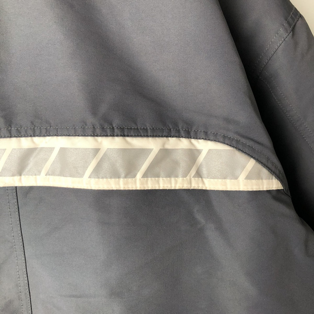 2000'S Nike padded puffer jacket, men's size L polyester gray type Vintage Second Hand