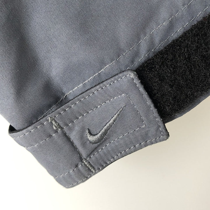 2000'S Nike padded puffer jacket, men's size L polyester gray type Vintage Second Hand