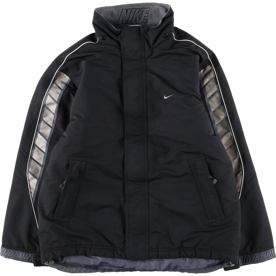 00'S Nike padded puffer jacket, men's size S polyester black type Vintage Second Hand