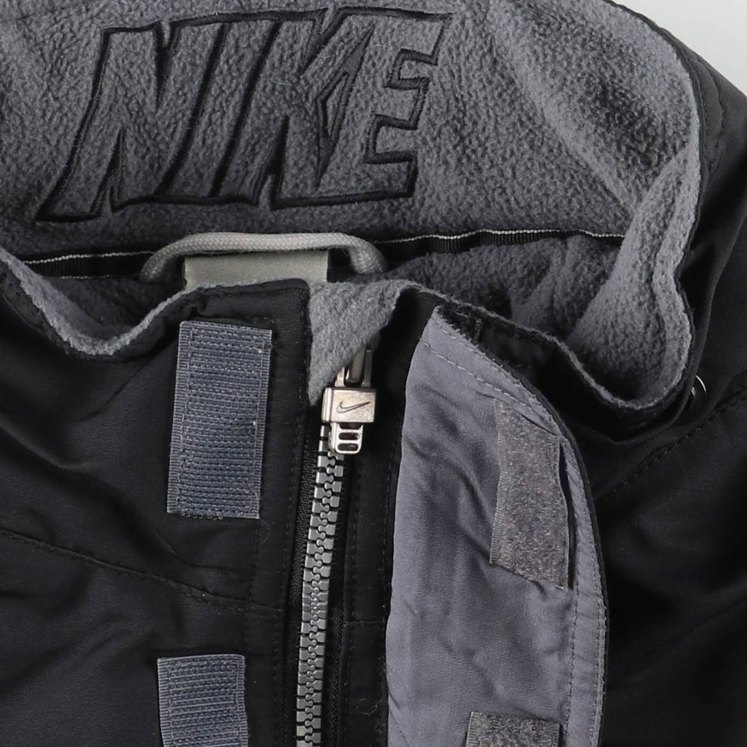 00'S Nike padded puffer jacket, men's size S polyester black type Vintage Second Hand