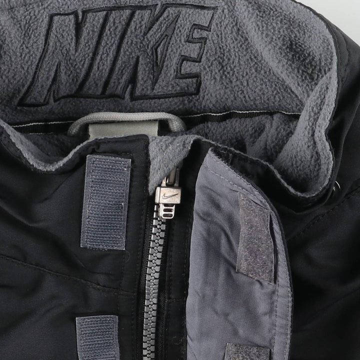 00'S Nike padded puffer jacket, men's size S polyester black type Vintage Second Hand