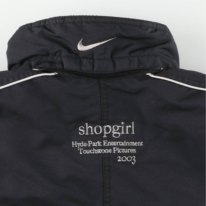 00'S Nike padded puffer jacket, men's size S polyester black type Vintage Second Hand