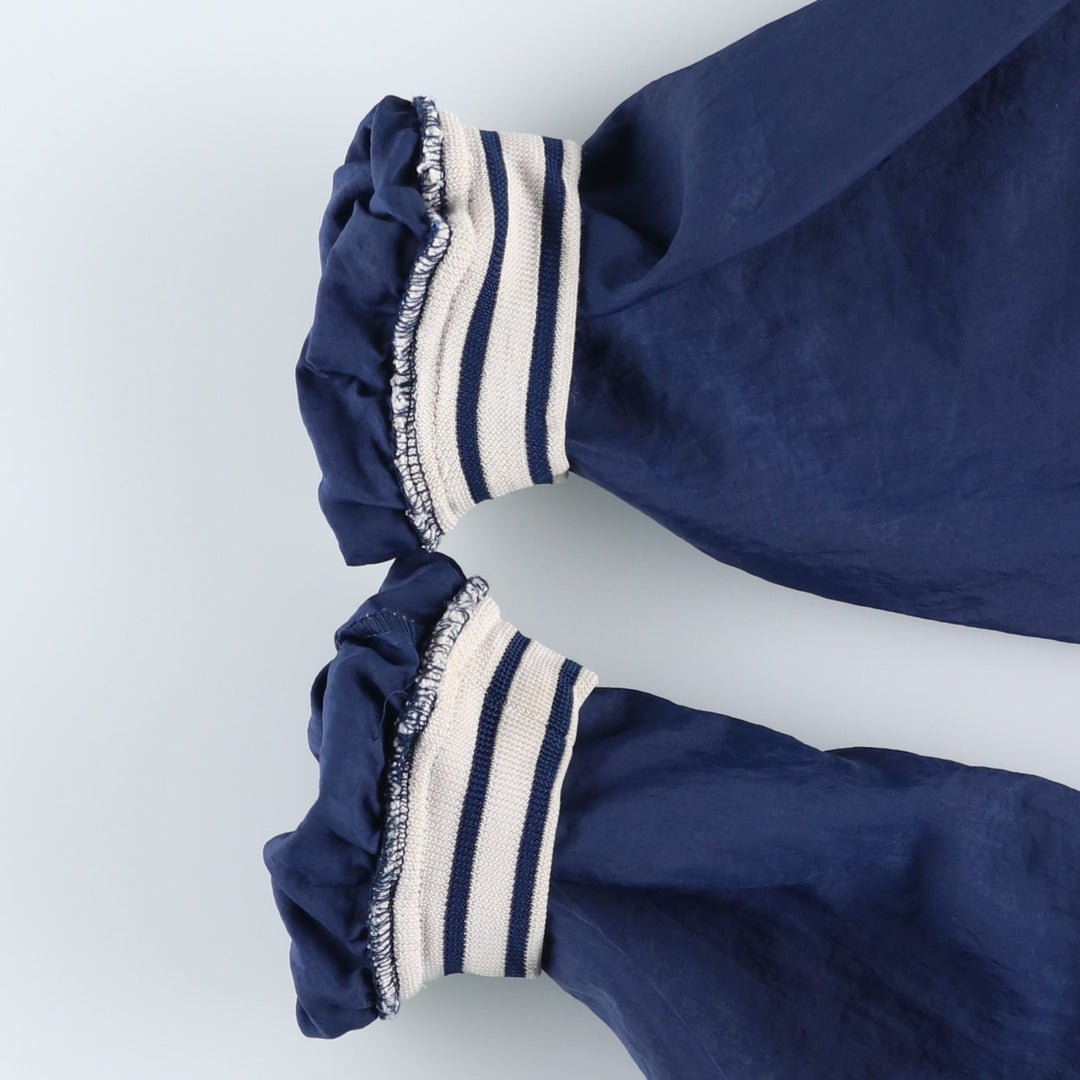 90'S Nike V-neck nylon pullover, men's size L, vintage Nylon navy blue type Vintage Second Hand