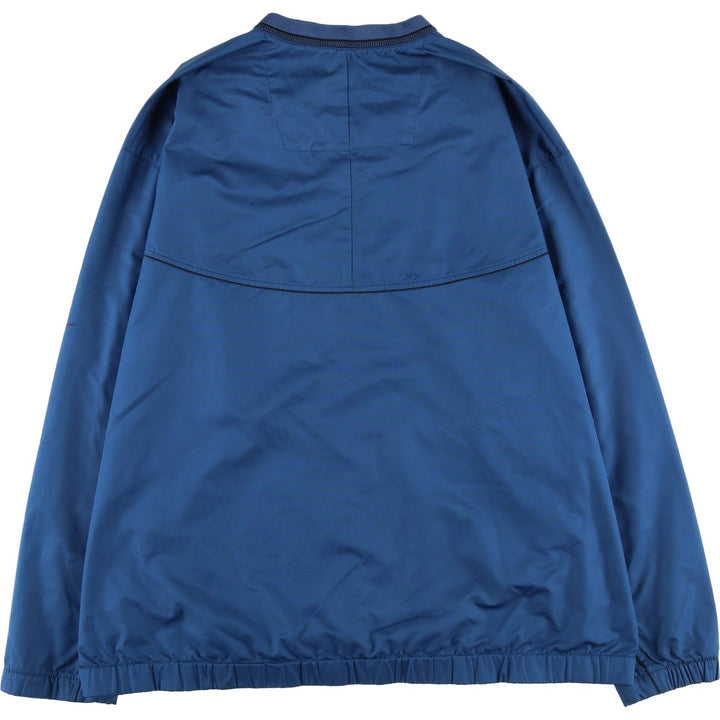 2000'S Nike Golf CLIMA-FIT V-Neck Warm-Up Pullover, Men's Size XL polyester blue type Vintage Second Hand