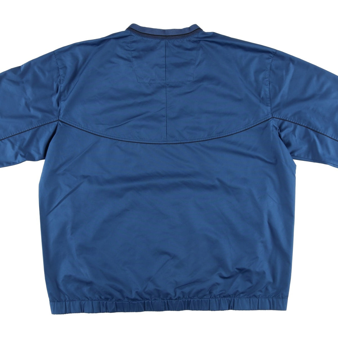 2000'S Nike Golf CLIMA-FIT V-Neck Warm-Up Pullover, Men's Size XL polyester blue type Vintage Second Hand