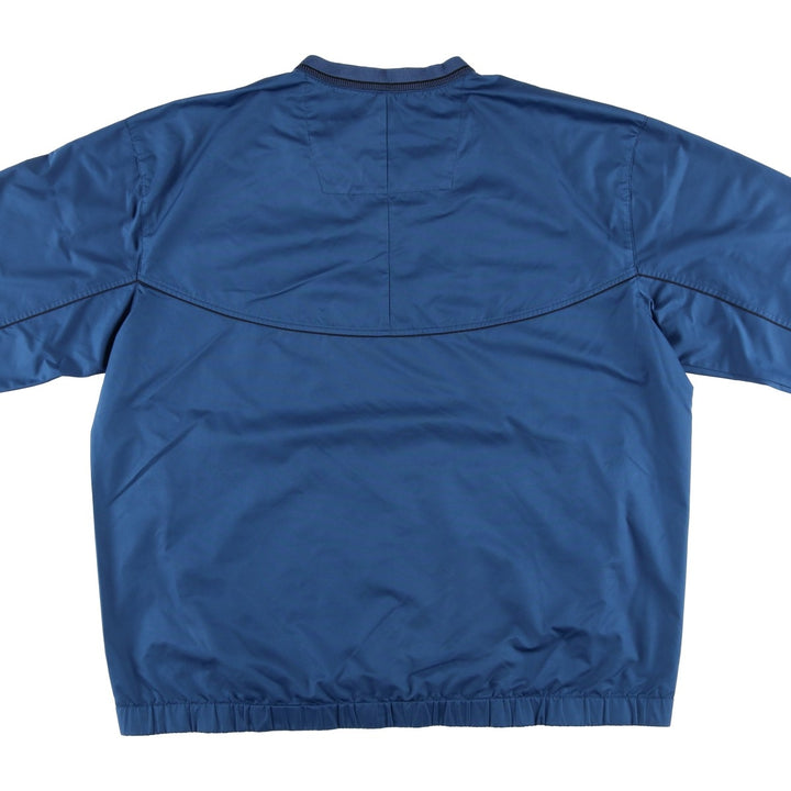 2000'S Nike Golf CLIMA-FIT V-Neck Warm-Up Pullover, Men's Size XL polyester blue type Vintage Second Hand