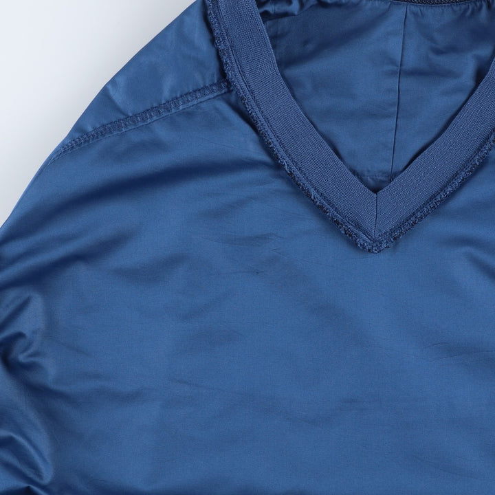 2000'S Nike Golf CLIMA-FIT V-Neck Warm-Up Pullover, Men's Size XL polyester blue type Vintage Second Hand