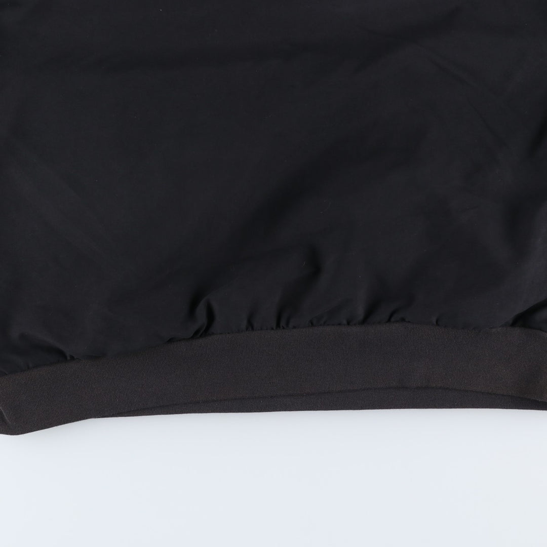 Nike Golf V-neck warm-up pullover, men's size L polyester black type Vintage Second Hand