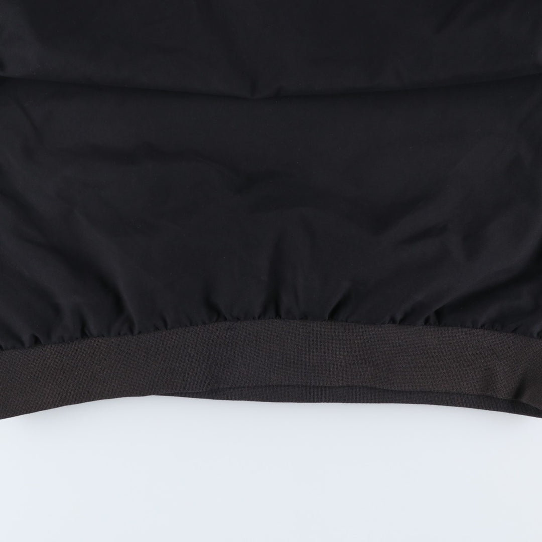 Nike Golf V-neck warm-up pullover, men's size L polyester black type Vintage Second Hand