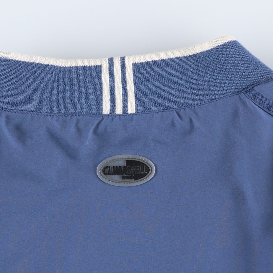 2000'S adidas CLIMASHELL WIND V-neck warm-up pullover, men's size XL polyester blue type Vintage Second Hand