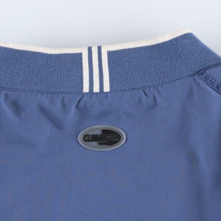 2000'S adidas CLIMASHELL WIND V-neck warm-up pullover, men's size XL polyester blue type Vintage Second Hand