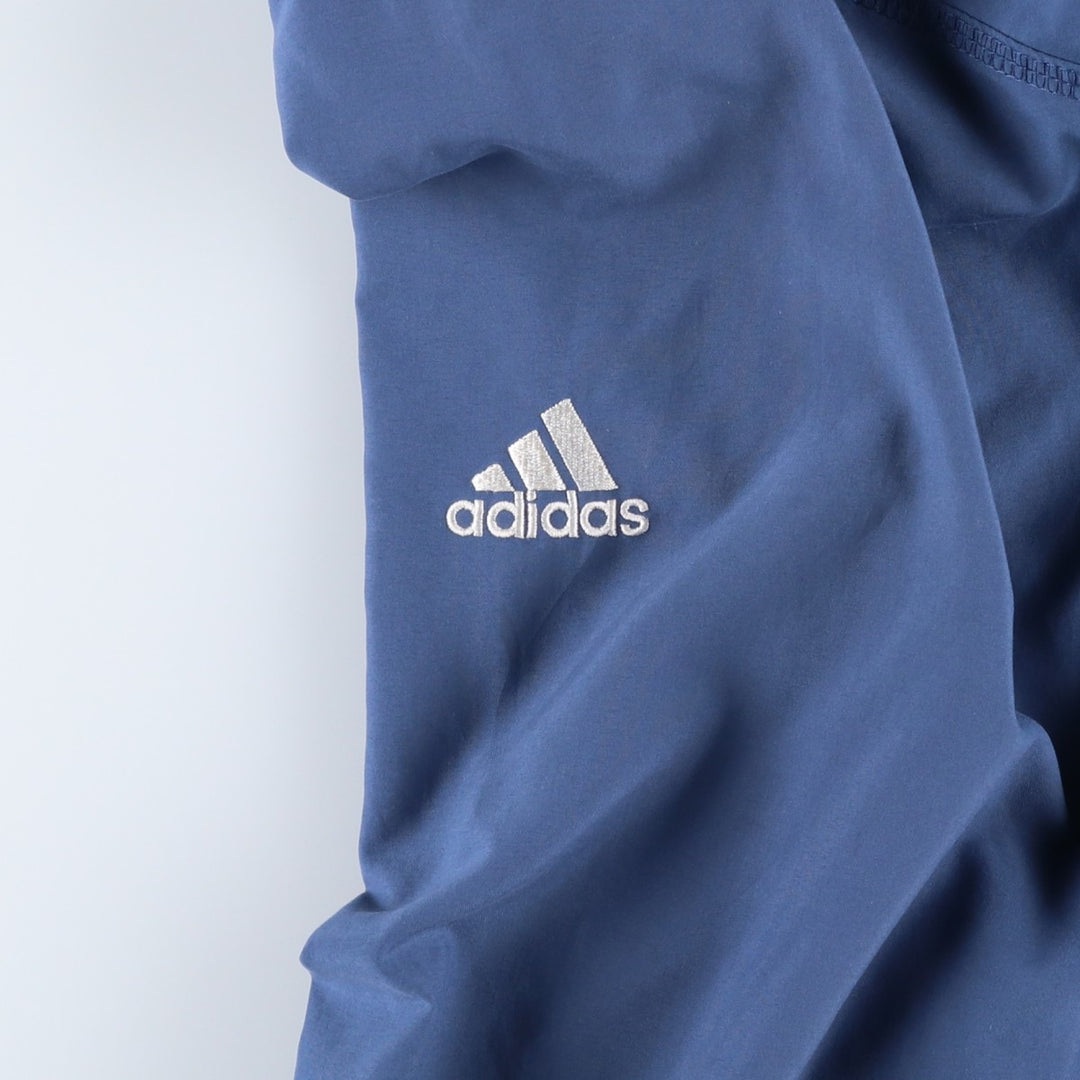 2000'S adidas CLIMASHELL WIND V-neck warm-up pullover, men's size XL polyester blue type Vintage Second Hand
