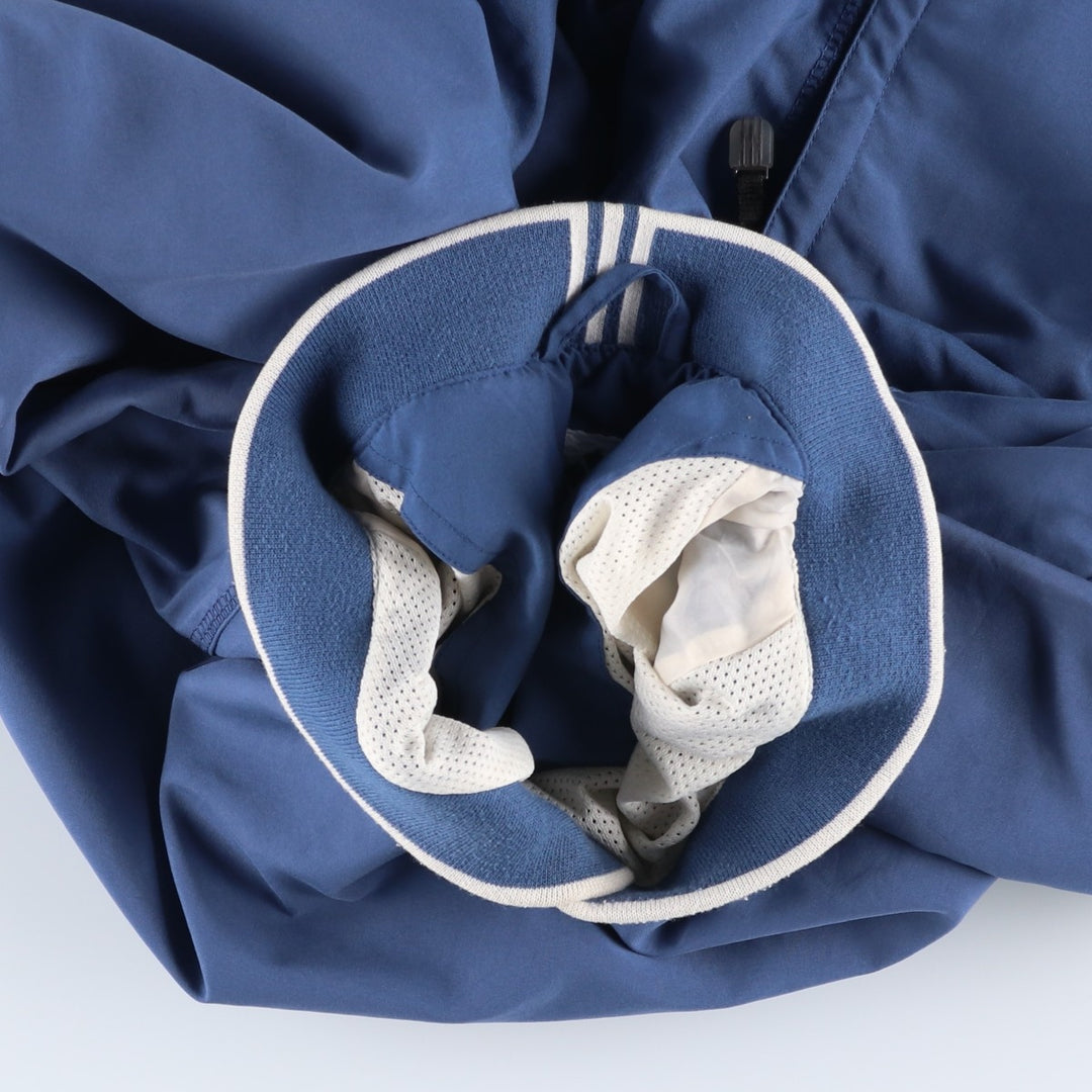 2000'S adidas CLIMASHELL WIND V-neck warm-up pullover, men's size XL polyester blue type Vintage Second Hand