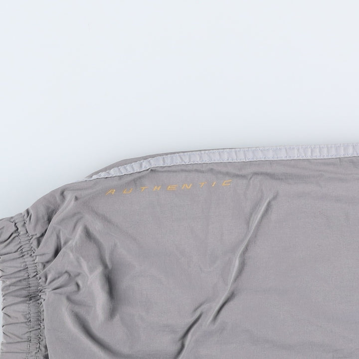 Reebok V-neck nylon pullover, men's size M Nylon gray type Vintage Second Hand